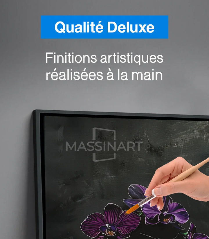 Tableau in purple Massinart