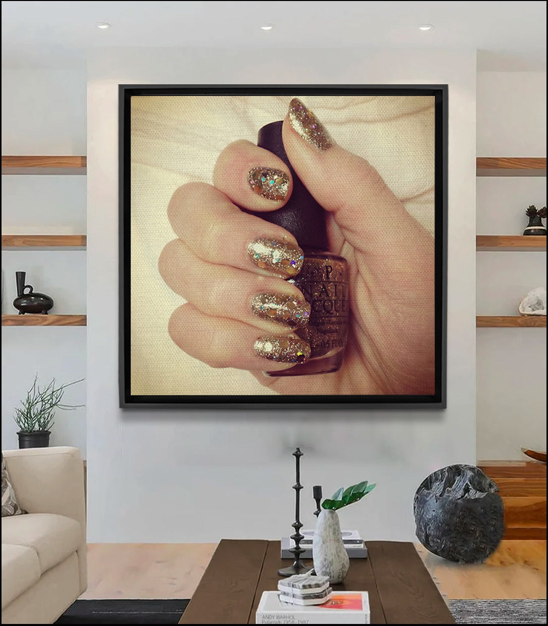SM0004-60X60 en qualité premium avec cadre noir – Massinart
