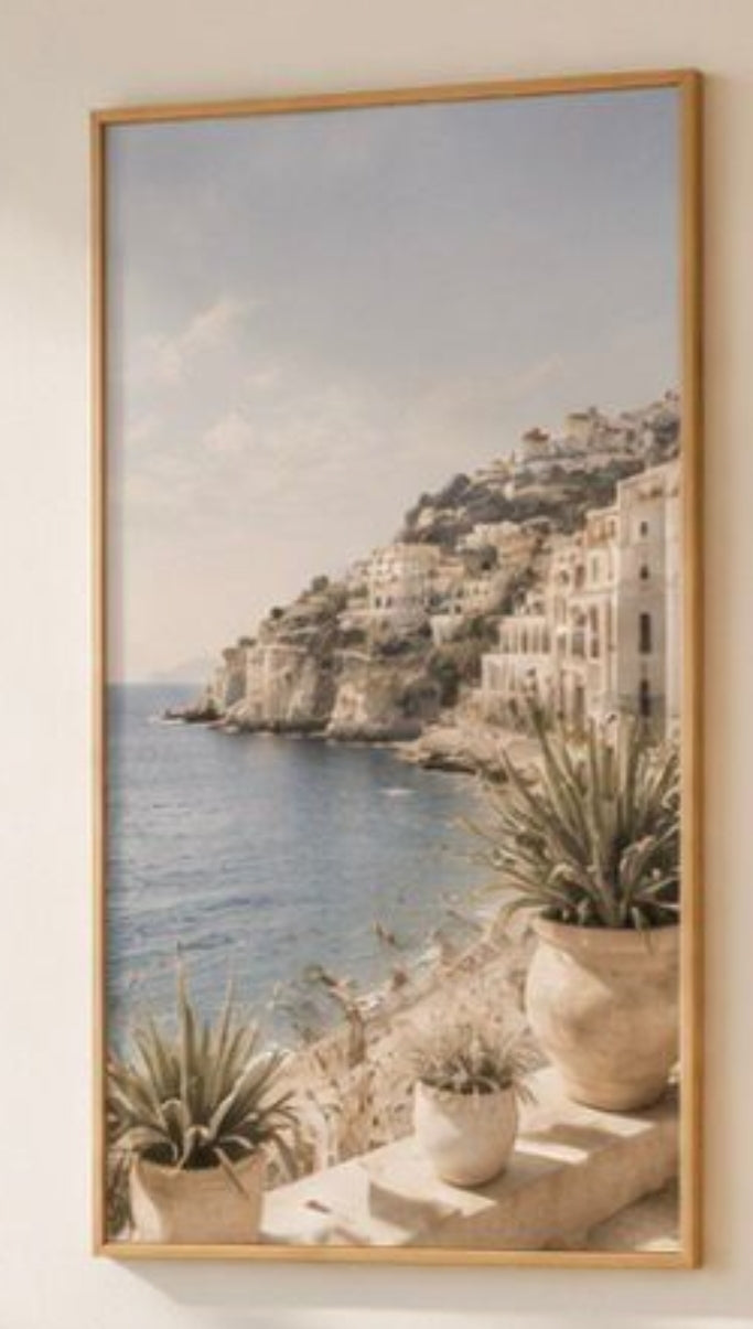 IB:Tableau decoratif 120x80cm en qualité premium avec cadre americain bois