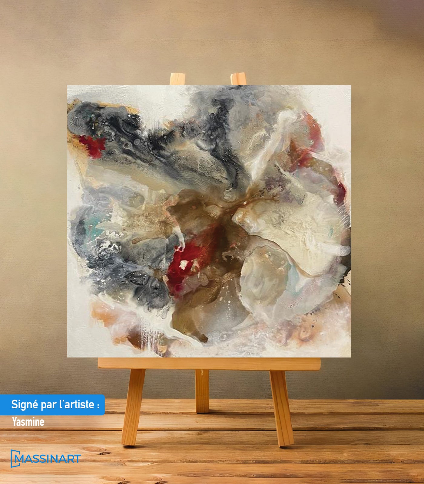 Féminin sacré - signé par l'artiste Yasmine BNN.