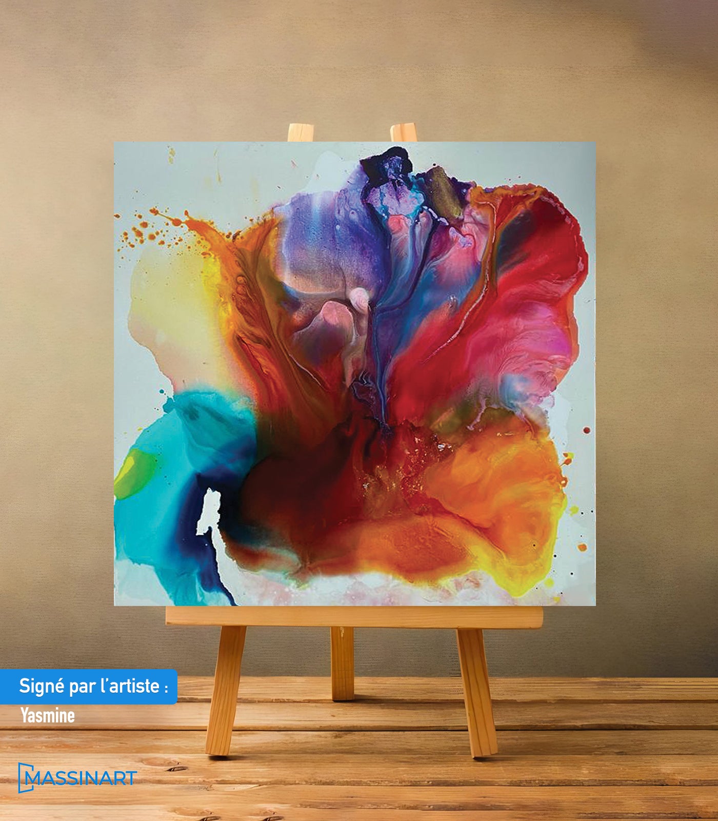 Terriblement féminin - signé par l'artiste Yasmine BNN.