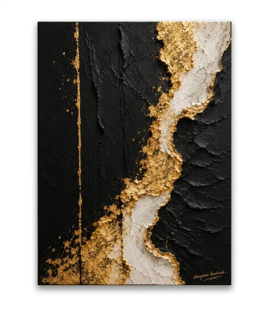 Éclat d’Or - signe par l'artiste "Chaymae Boukouk"