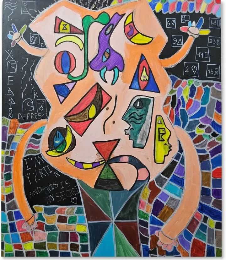Martin and his secret - signe par l'artiste "Mehdi Chtioui"