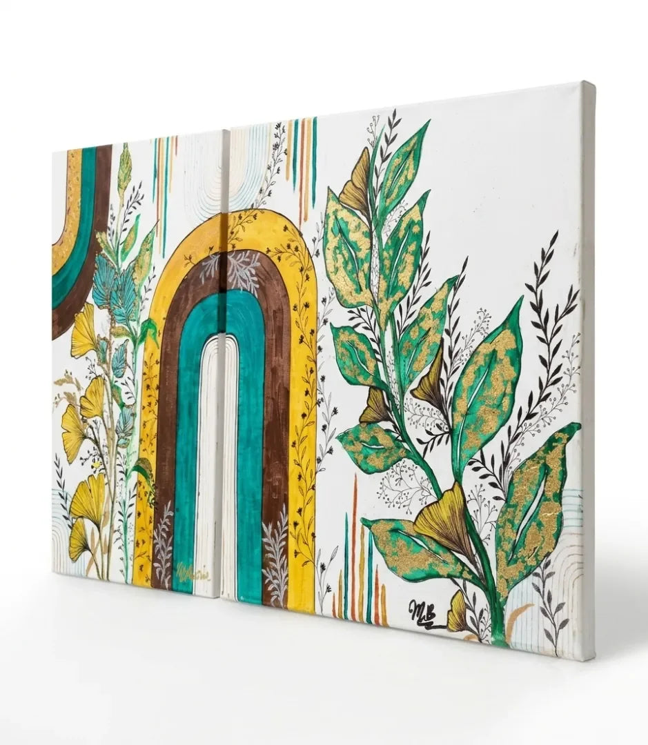 Porte du Bonheur - signe par l'artiste "Maria Bahite"