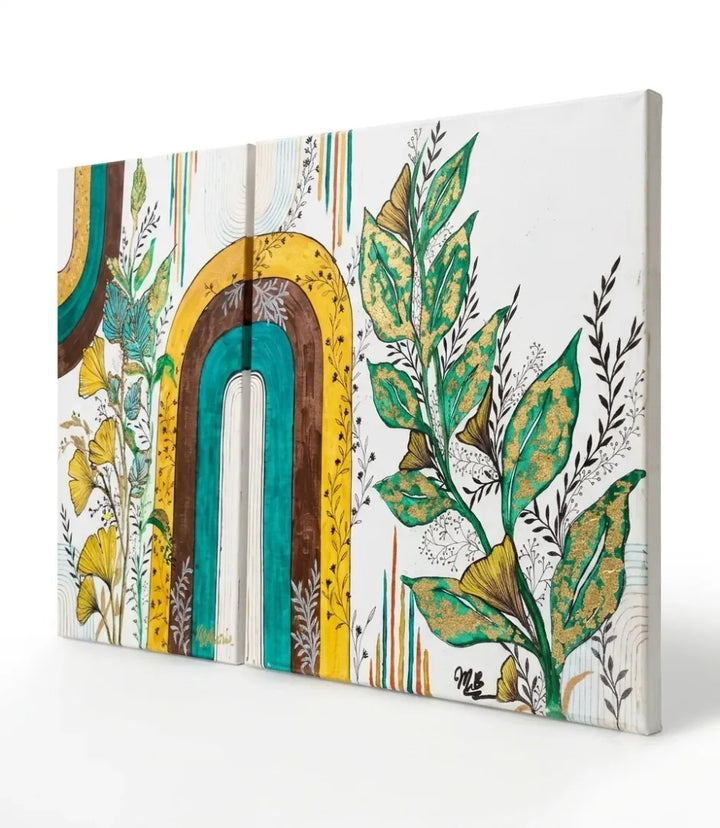 Porte du Bonheur - signe par l'artiste "Maria Bahite"