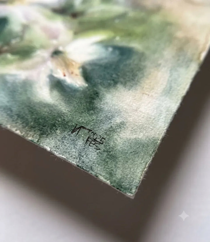 Souffle de jasmin - signe par l'artiste "Iryna Grytsenko"