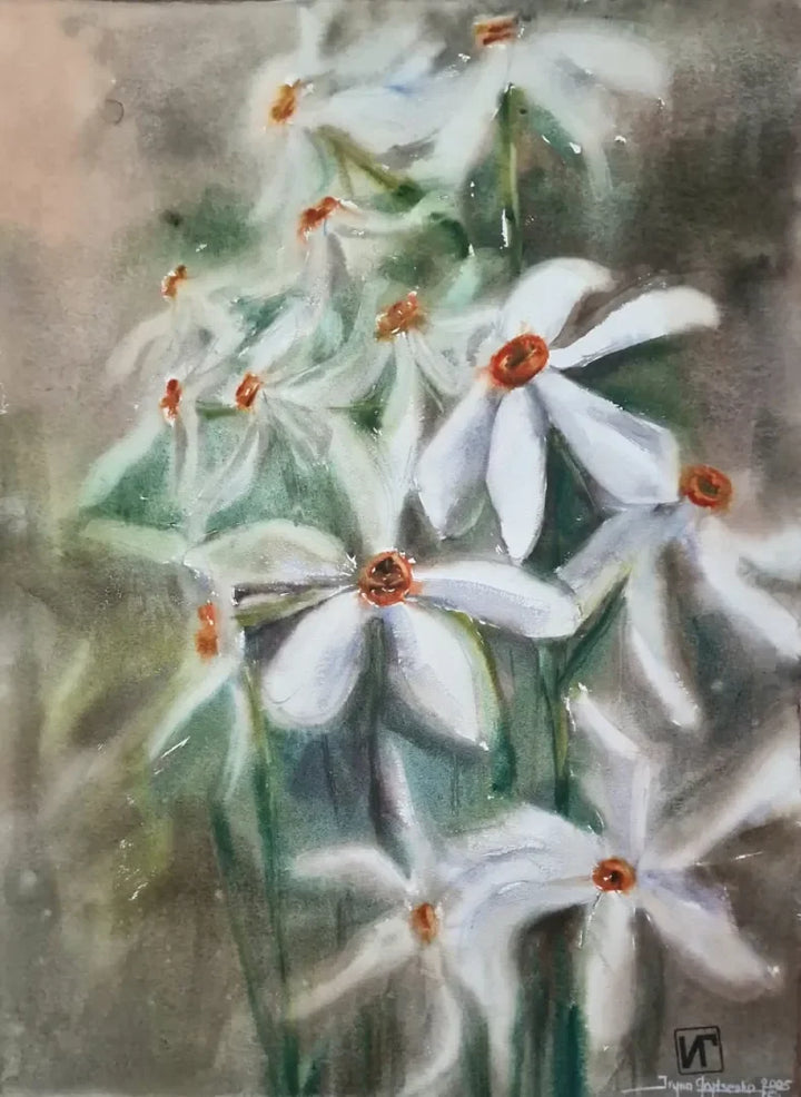Souffle du printemp - signe par l'artiste "Iryna Grytsenko"