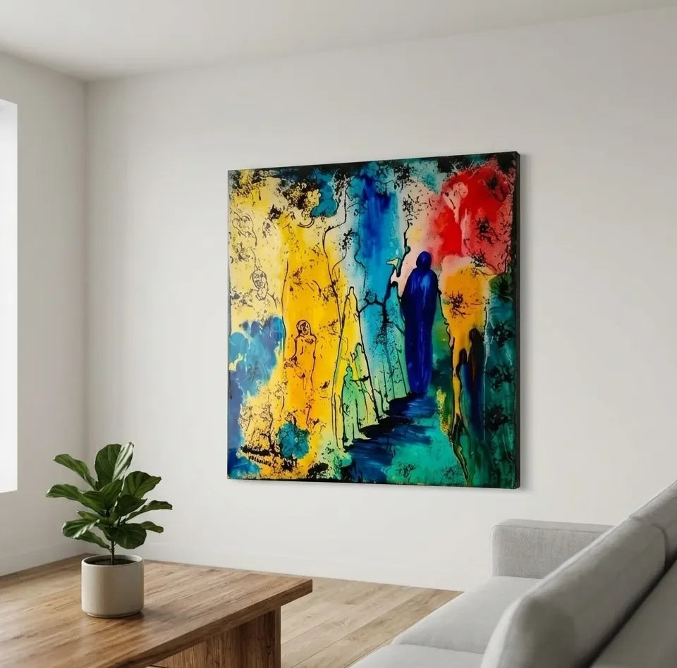 Silent Passage - signe par l'artiste "Azeddine Melouani"