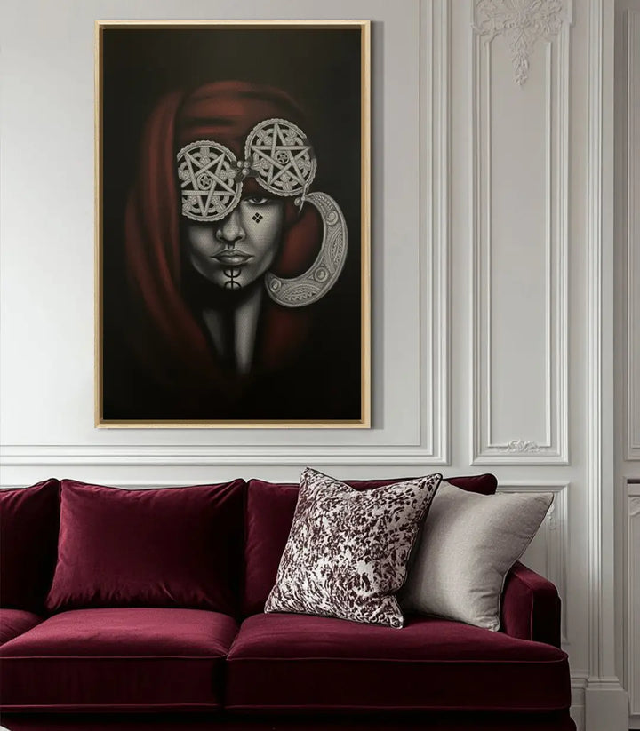 Tableau Berber Empress décoration intérieur contemporain oriental Massinart