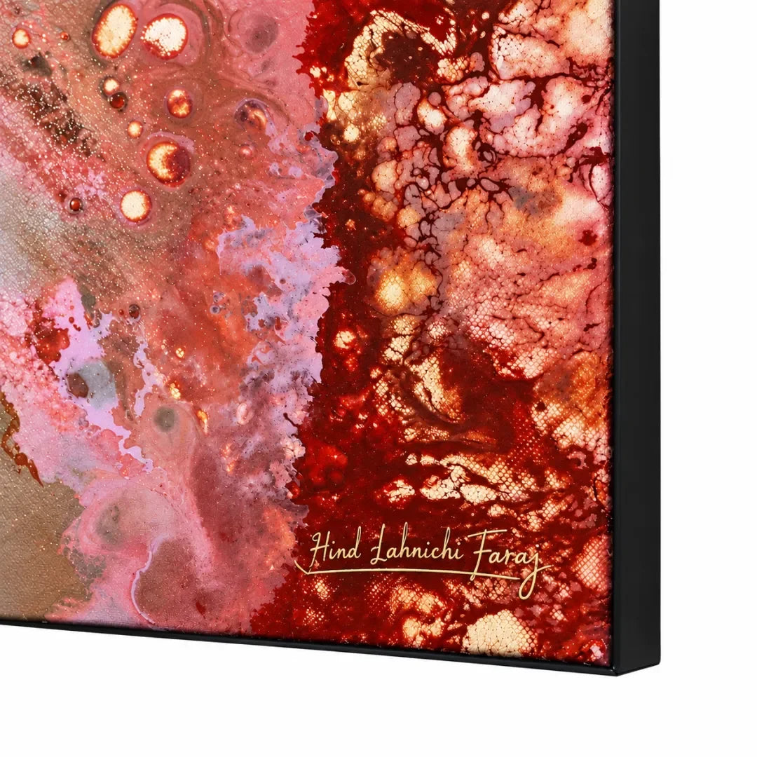 Veines de couleurs - signe par l'artiste "Hind Lahrichi"