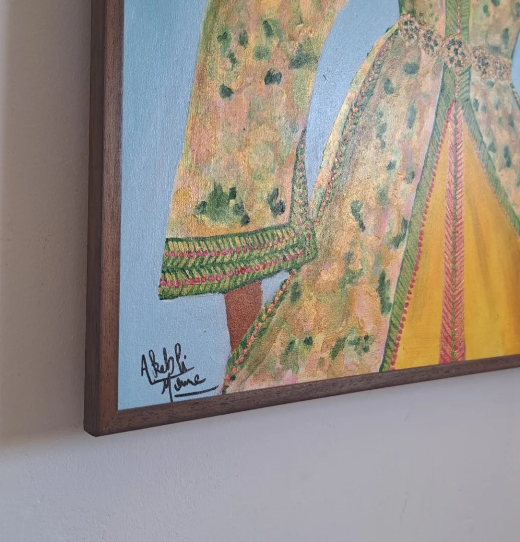 Symphonie de liberté - signe par l'artiste "Mouna Akebli"
