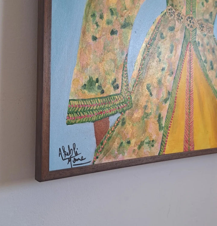 Symphonie de liberté - signe par l'artiste "Mouna Akebli"