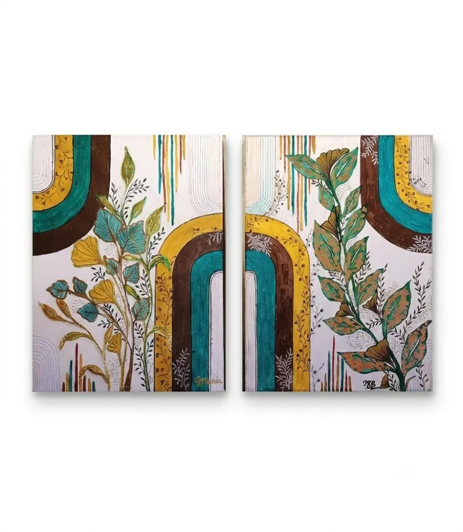 Porte du Bonheur - signe par l'artiste "Maria Bahite"