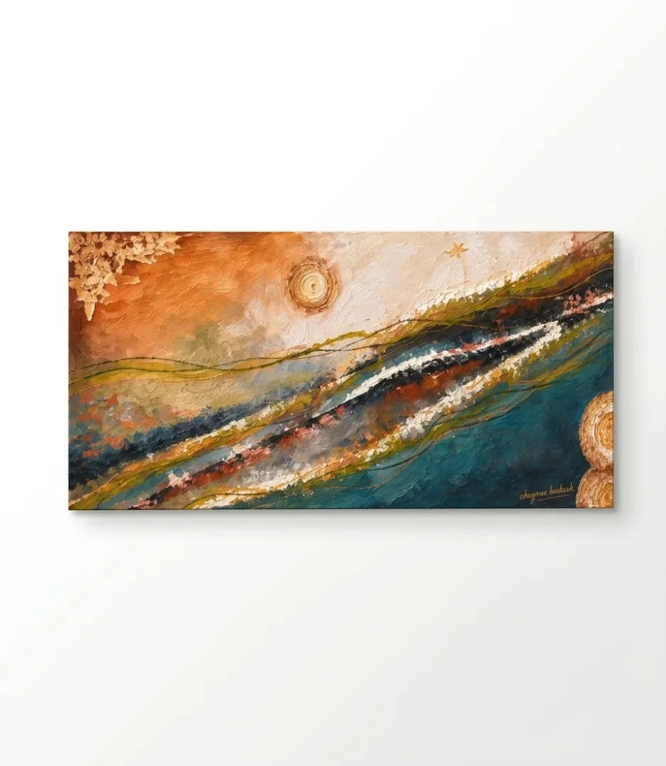 Souffle de la Terre - signe par l'artiste "Chaymae Boukouk"