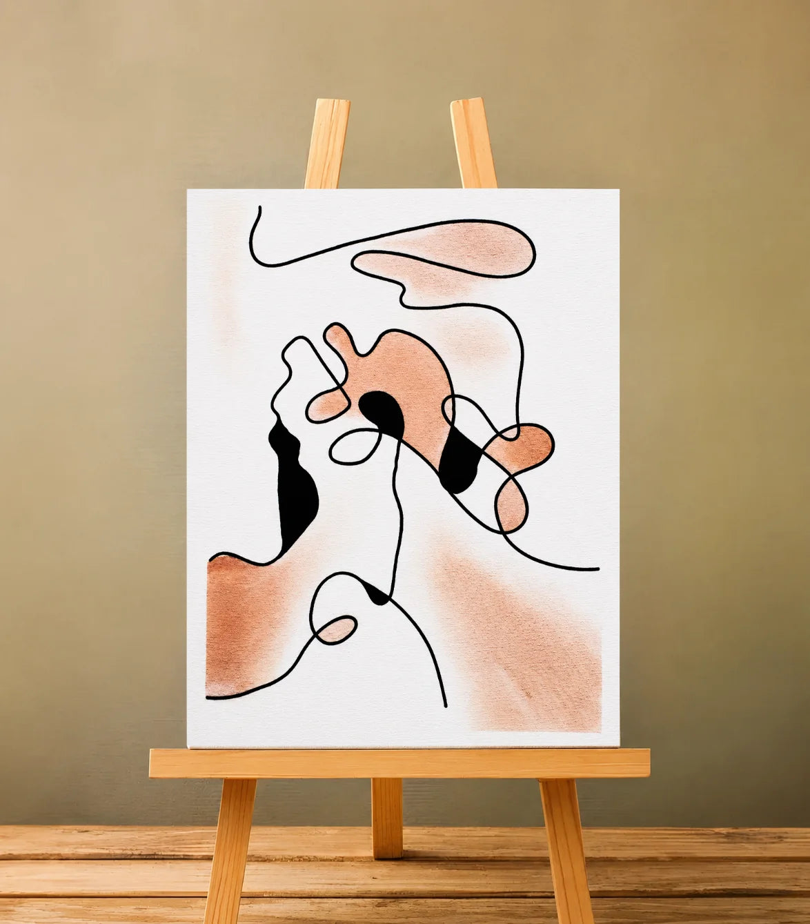 Le Chemin du Retour I – L'Éveil - signe par l'artiste "AYOUB RAJI"