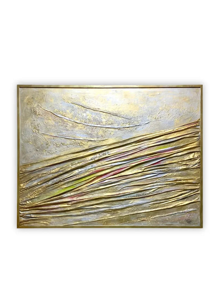CHEMIN D’OR - signe par l'artiste "CHAIMAA El HATIFI"