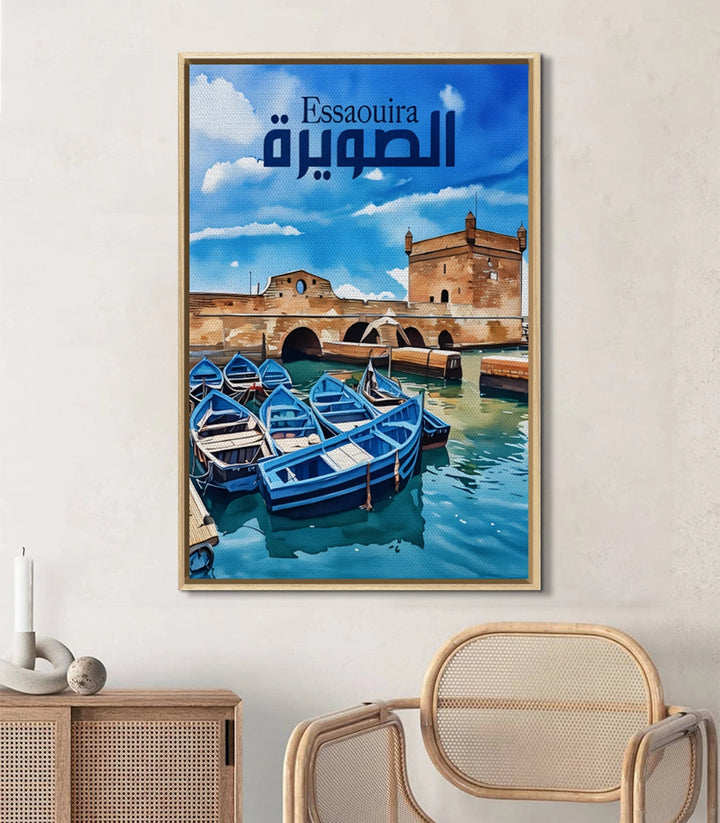 Décoration intérieur tableau côtier Essaouira Massinart