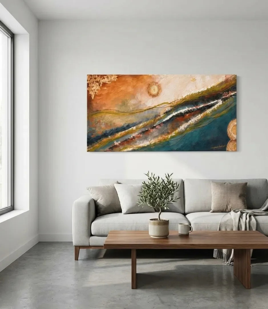 Souffle de la Terre - signe par l'artiste "Chaymae Boukouk"