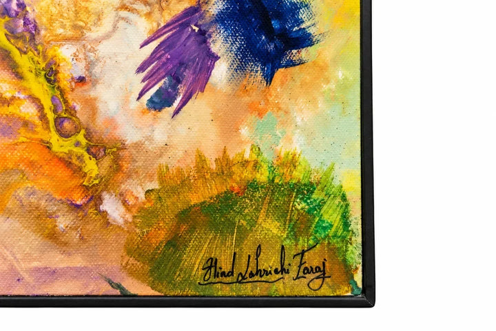 Eclosion - signe par l'artiste "Hind Lahrichi"