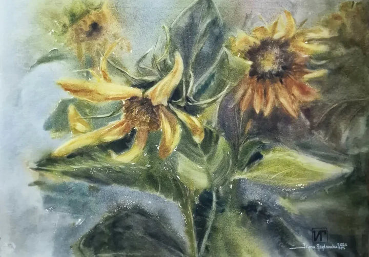 Dans le vent - signe par l'artiste "Iryna Grytsenko"