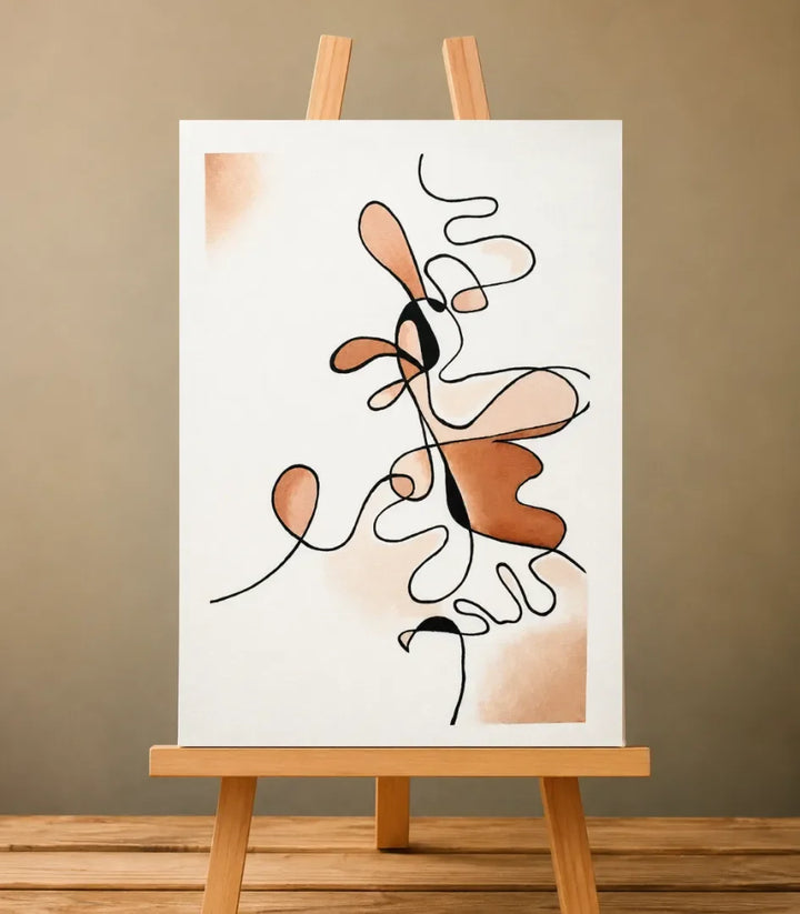 Le Chemin du Retour II – L'Acceptation - signe par l'artiste "AYOUB RAJI"