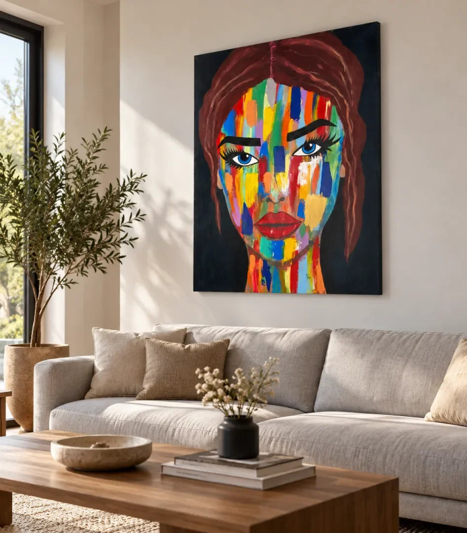 L’IDENTITÉ EN COULEURS - signe par l'artiste "Ilhame Taki"