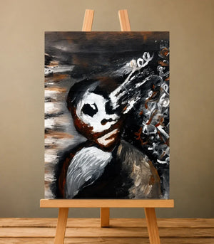 Pensées en quête de liberté - signe par l'artiste "AYOUB RAJI"