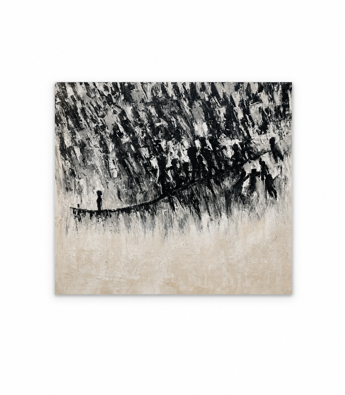 La foule et l’absent
