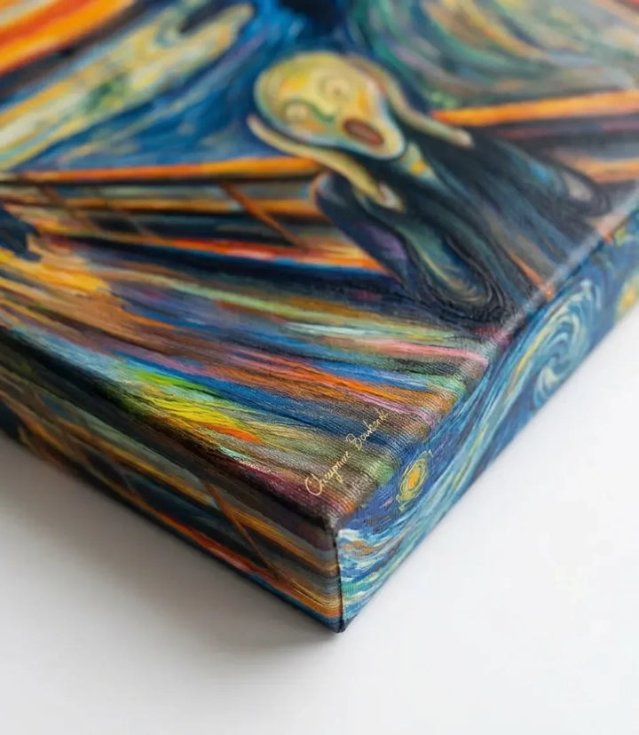 Le Cri sous les Étoiles - signe par l'artiste "Chaymae Boukouk"