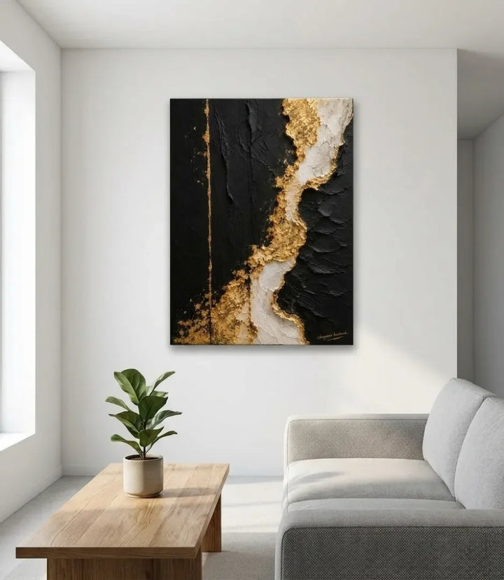 Éclat d’Or - signe par l'artiste "Chaymae Boukouk"