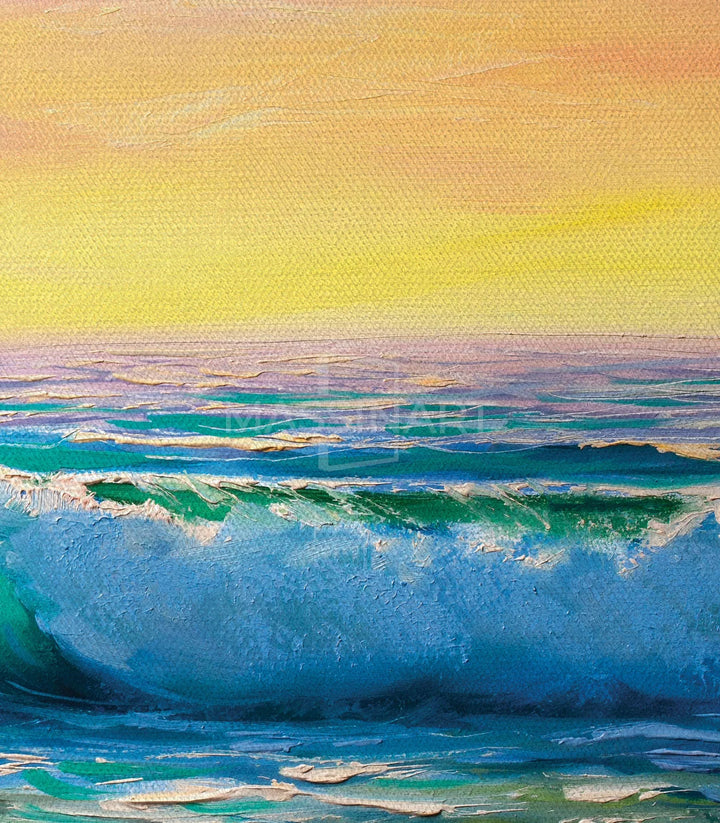 Harmonie décoration — Pure Sea triptyque palette océan chaud Massinart
