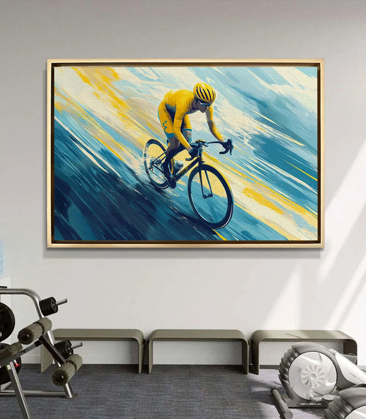 Mise en situation Golden Ride salle de sport Massinart — décoration intérieur moderne