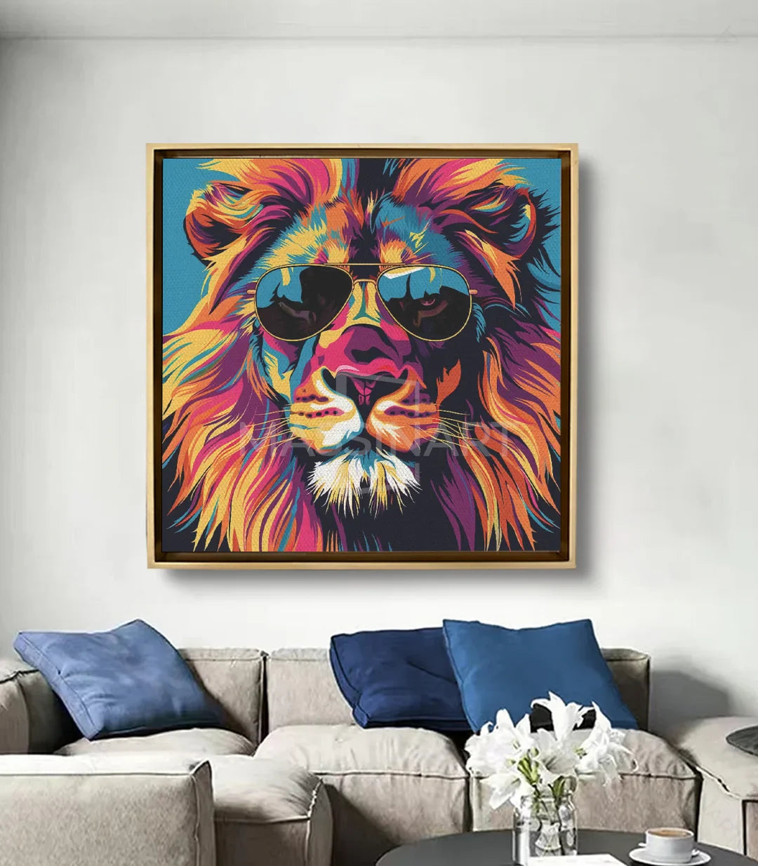 Mise en situation Visionary King salon moderne Massinart