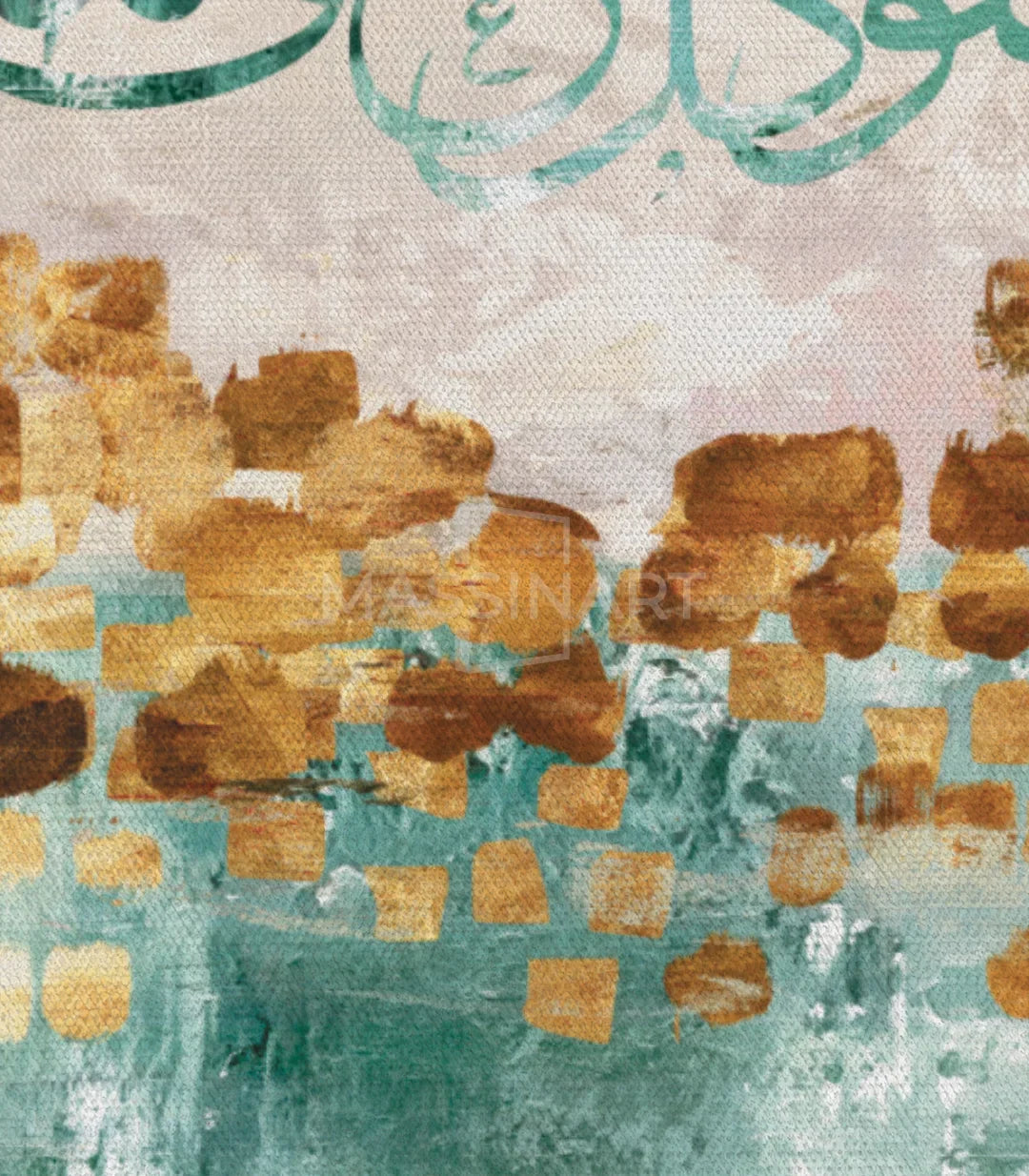 Packaging livraison triptyque Dhikr Allah Massinart prêt à accrocher