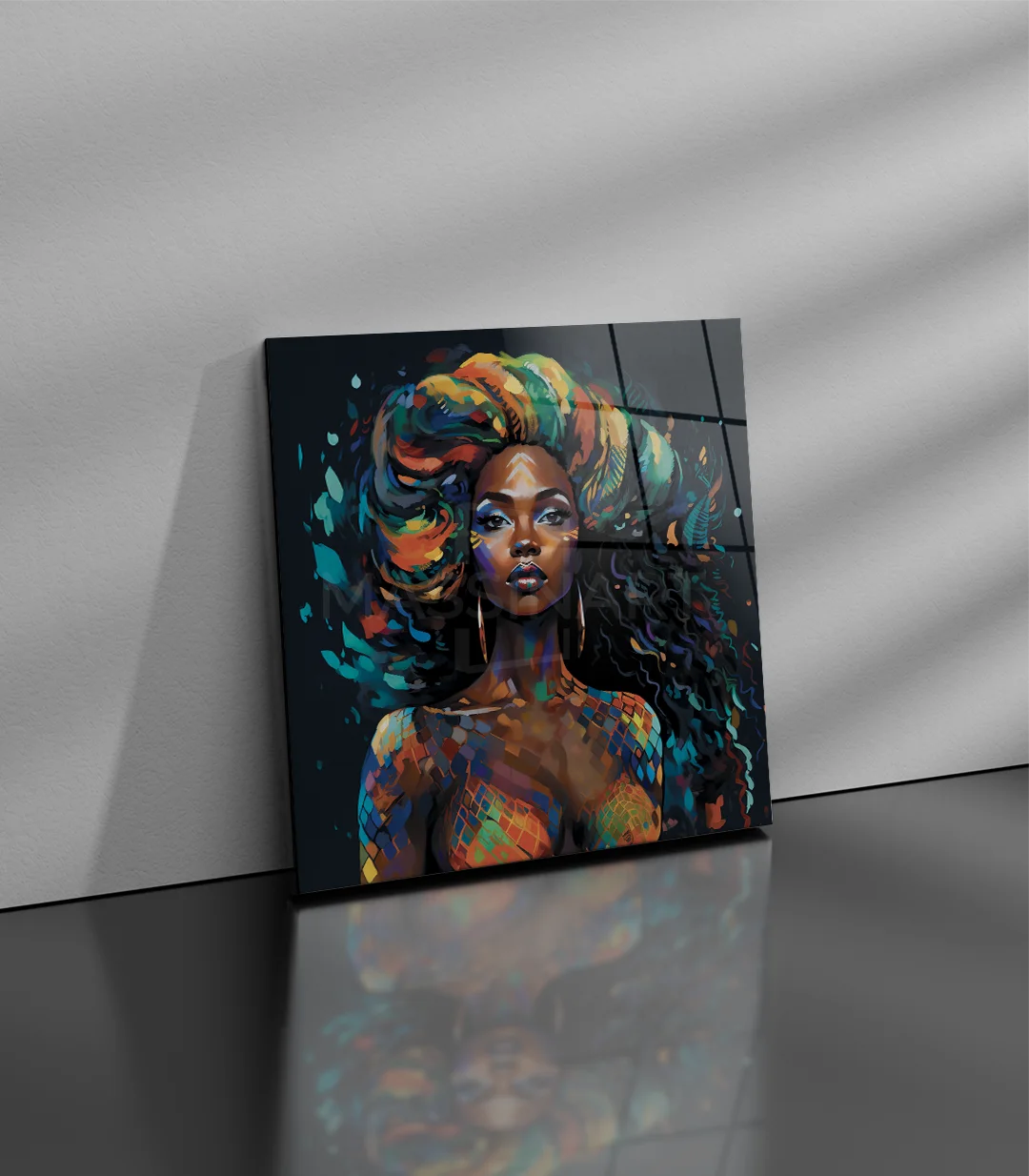 African portrait - Plexiglass