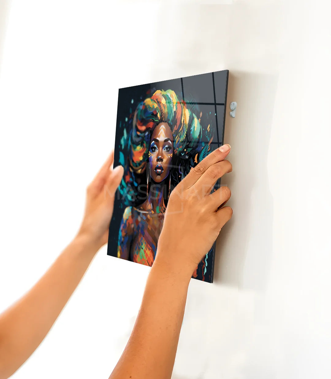 African portrait - Plexiglass