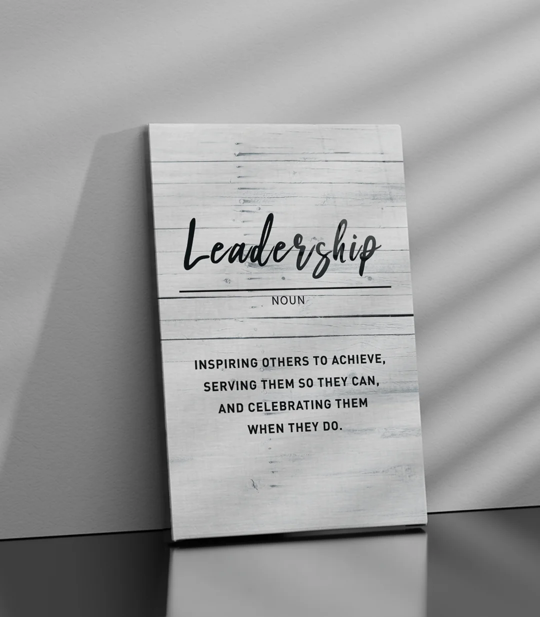 Leadership - Plexiglass