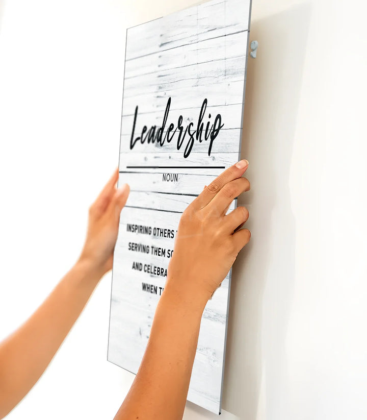 Leadership - Plexiglass