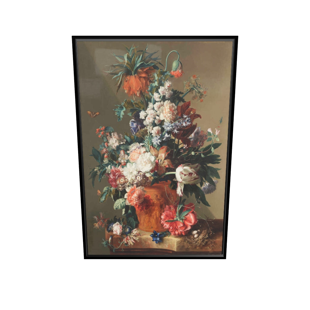Vase de Fleurs By Jan van Huysum