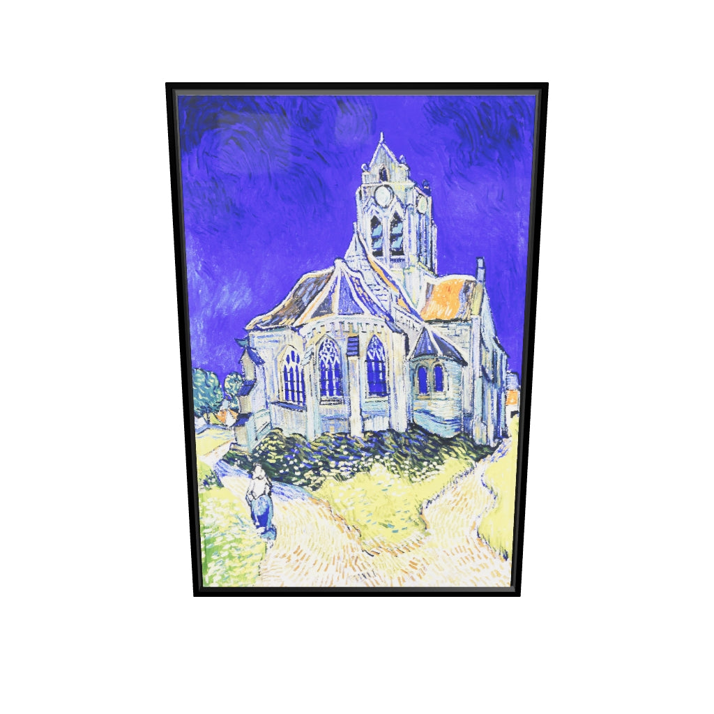 The Church in Auvers By Vincent van Gogh