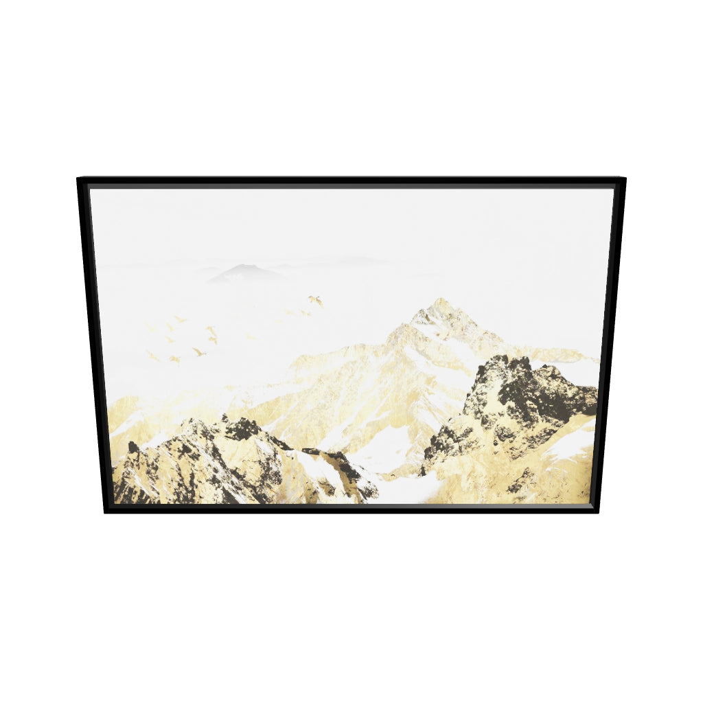 Golden Mountain Landscape