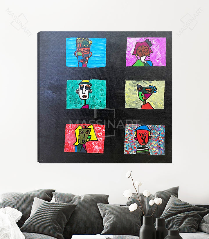 Le cœur du quartier - signé par l'artiste Safae El OHB – Massinart