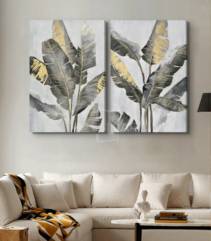Tableau Banana Leaves Massinart