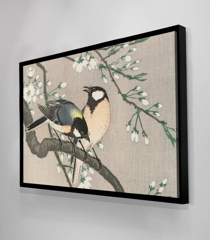 Tableau Branch Mates salon moderne décoration murale — oiseaux branche