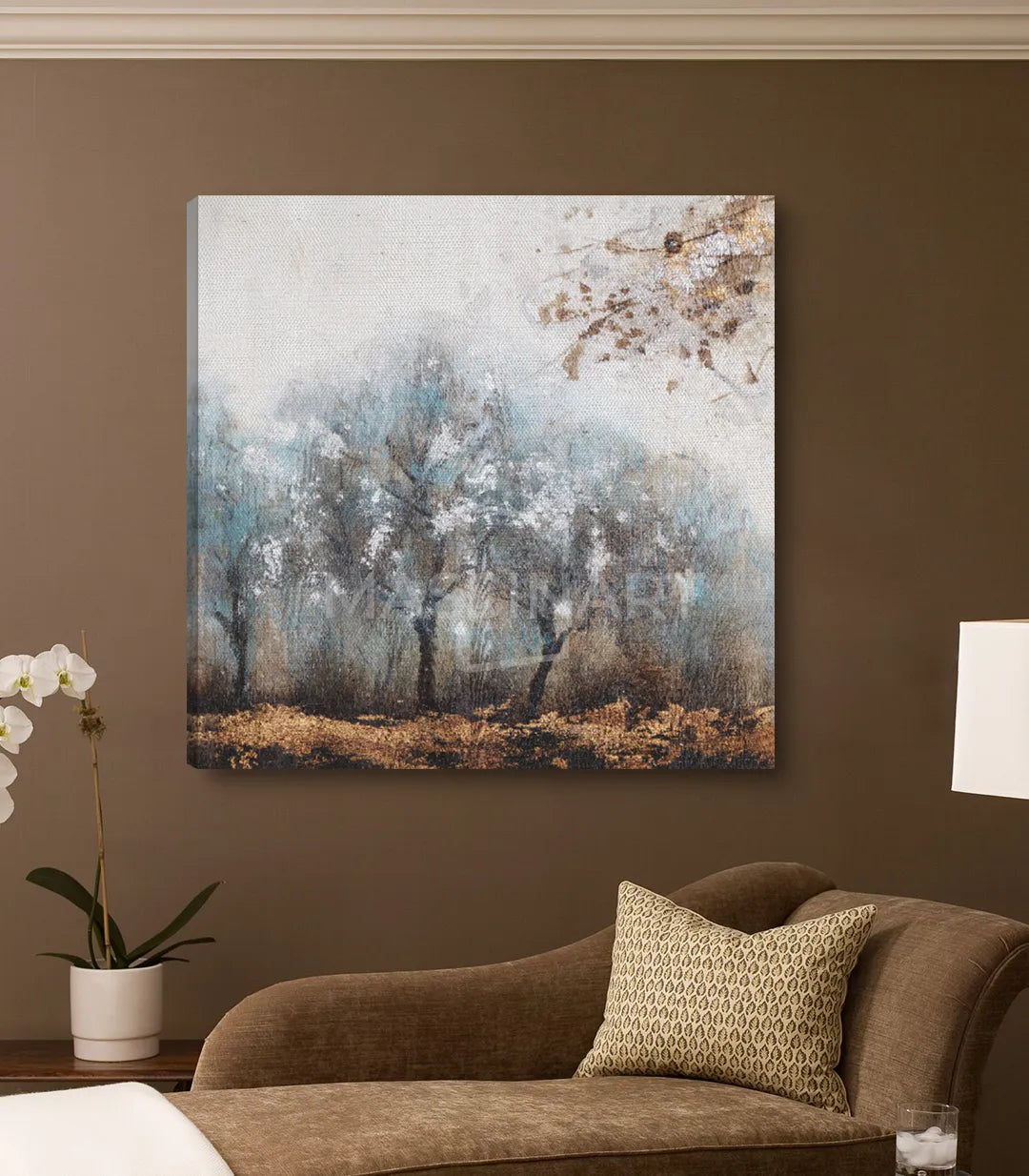 Tableau Bright Tree ambiance chambre à coucher — Massinart