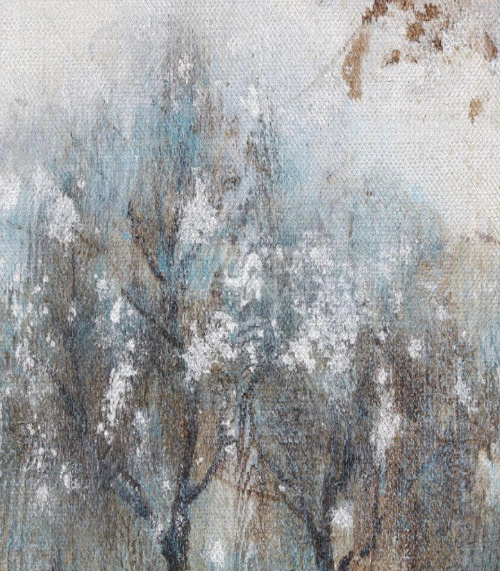 Tableau Bright Tree cadre noir vue rapprochée — Massinart