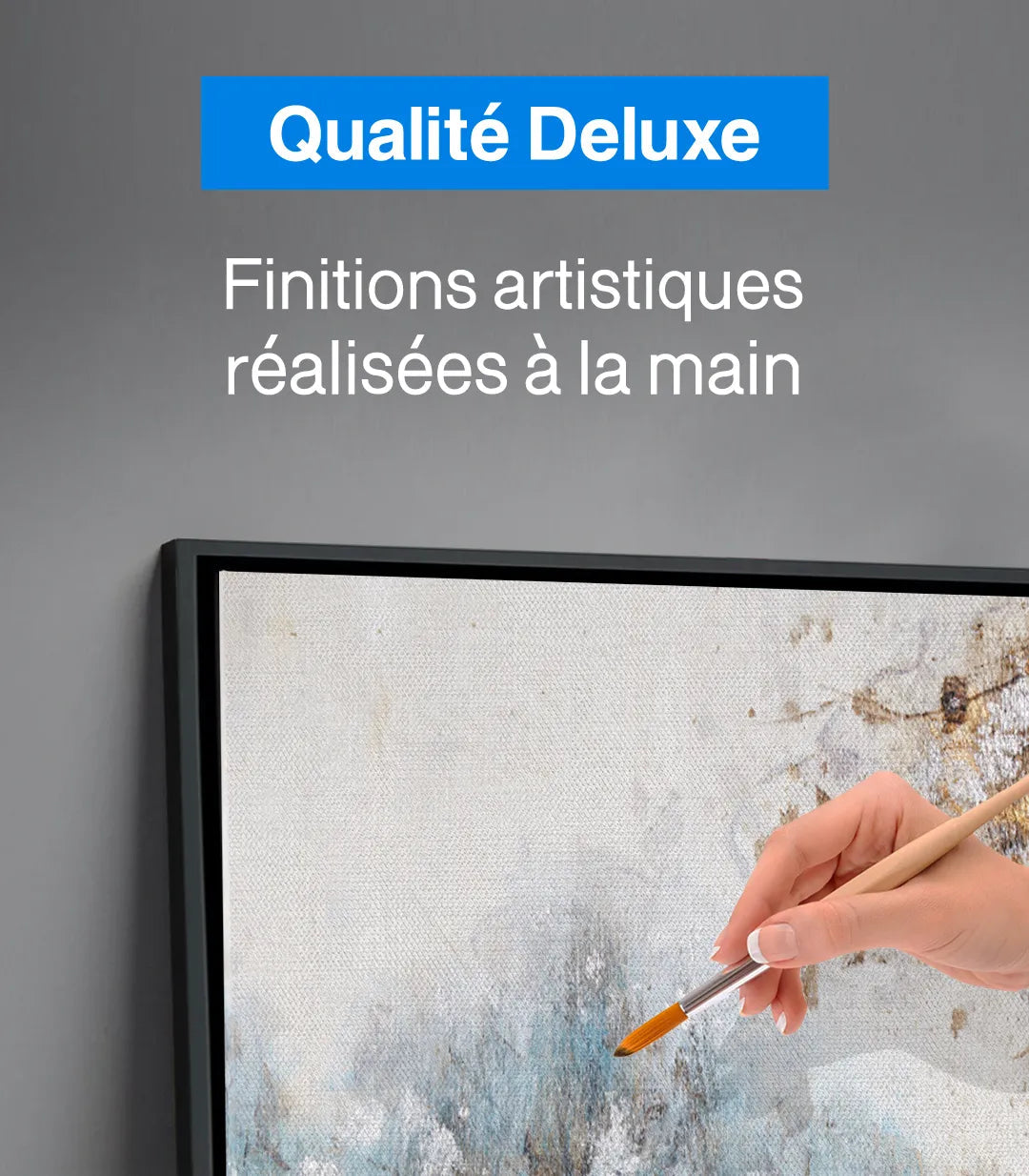 Tableau Bright Tree harmonie couleur salon — Massinart