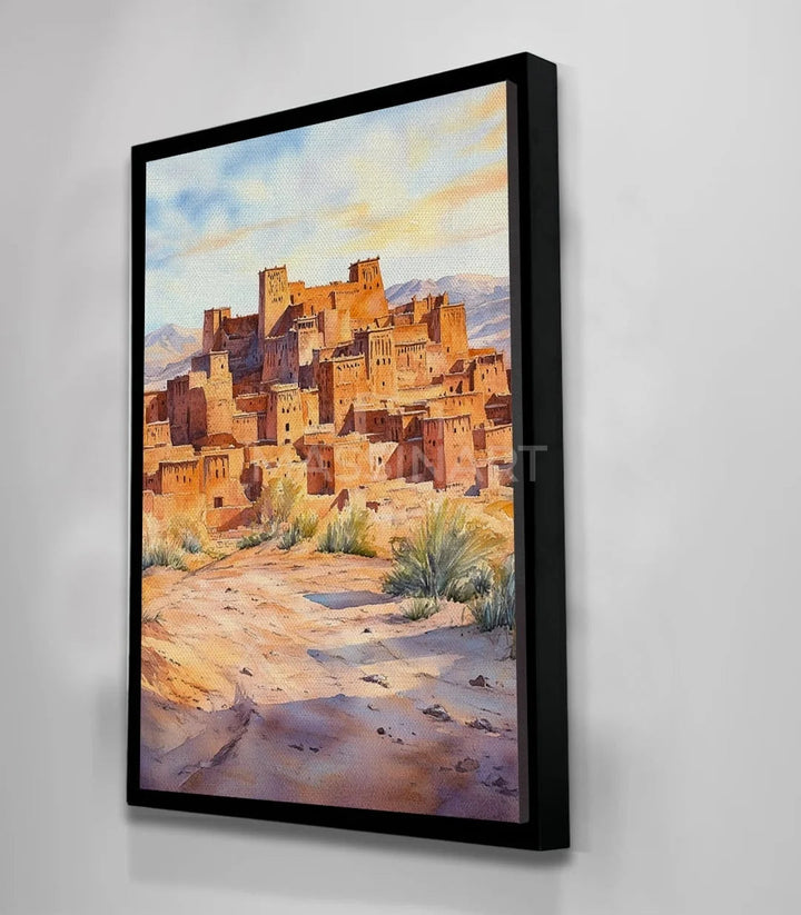 Tableau Clay Fortress simulation décor intérieur moderne Massinart