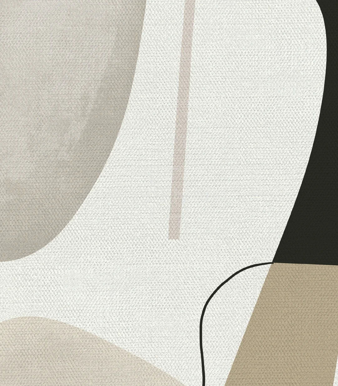 Tableau composition abstraite lignes épurées design Massinart