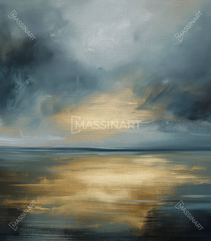 Tableau Seaside Massinart — emballage livraison prêt à accrocher